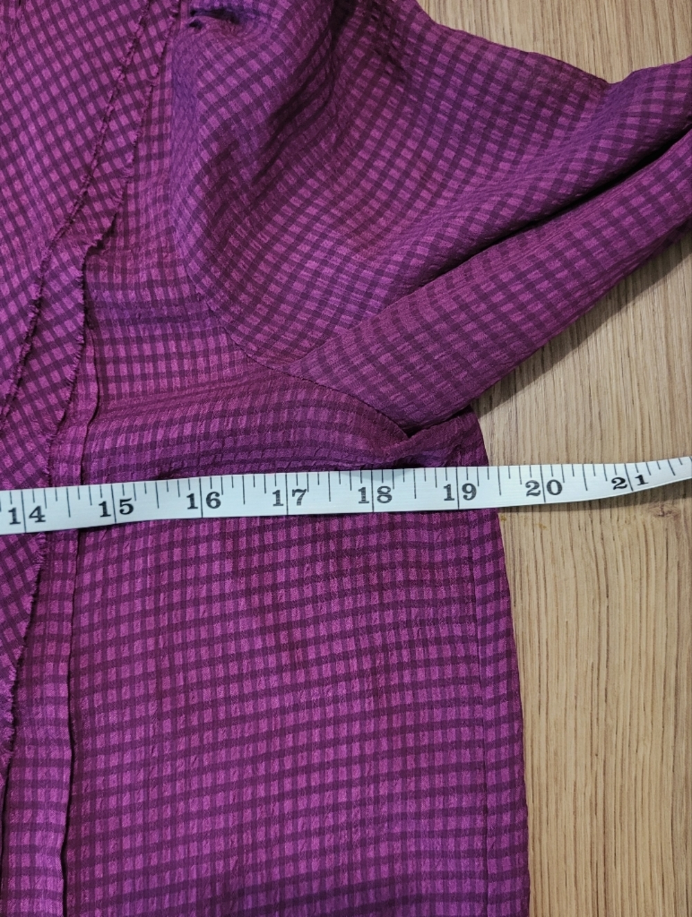 HD in Paris Anthropologie Thistleberry Blouse Fushia Long Sleeve Top Shirt sz 4 - Picture 6 of 9
